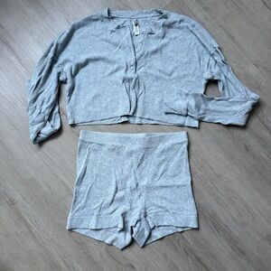 Skims Waffle PJ set